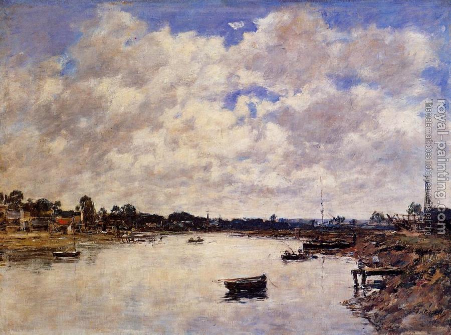 Eugene Boudin : The Banks of the Touques II